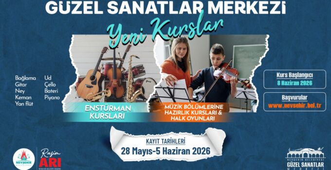 Nevşehir’de Ücretsiz Kurslar Sizi Bekliyor