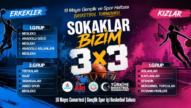 19 Mayıs Gençlik Haftası’nda Pota Heyecanı Sokağa Taştı