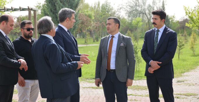 Başkan Aslanbay, Kaymakam Bilici ve Başkan Sarıtaş ile Avanosta İncelemelerde Bulundu