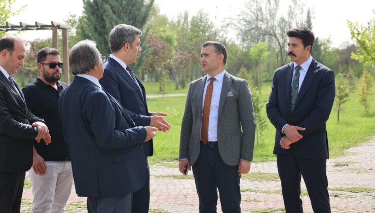 Başkan Aslanbay, Kaymakam Bilici ve Başkan Sarıtaş ile Avanosta İncelemelerde Bulundu