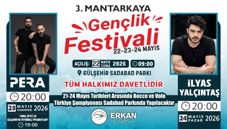 Gülşehir’de Mantarkaya Gençlik Festivali Heyecanı Başlıyor