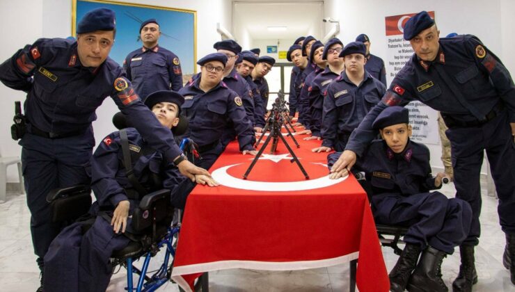 Özel Gereksinimli Gençler İçin Temsili Askerlik Töreni Düzenlendi