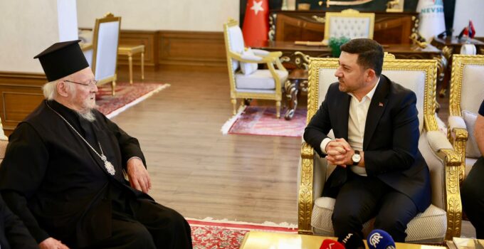 Fener Rum Patriği Bartholomeos Başkan Arı’yı Ziyaret Etti