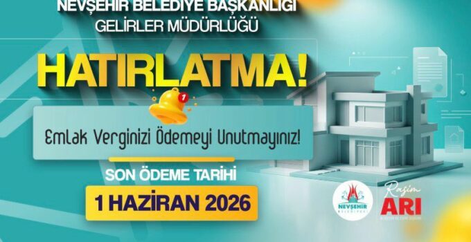 Hatırlatma; Verginizi Ödemeyi Unutmayın!