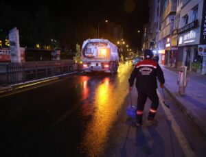 Nevşehir Cadde ve Sokaklarında Bayram Temizliği Yapıldı