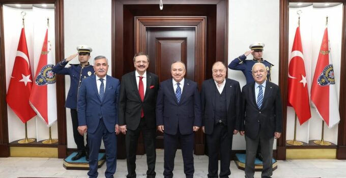 TOBB Heyetinden Emniyet Genel Müdürü Ali Fidan’a Hayırlı Olsun Ziyareti