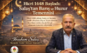 NTB Başkanı İbrahim Salaş’tan Hicri Yılbaşı ve Muharrem Ayı Mesajı
