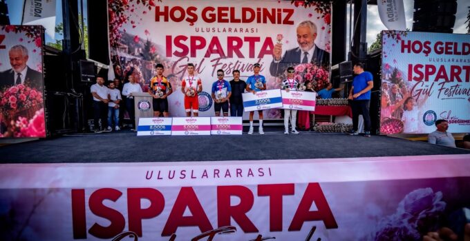 Isparta Uluslararası Gül Festivali Bisiklet Yarışına Kardelen Damgası
