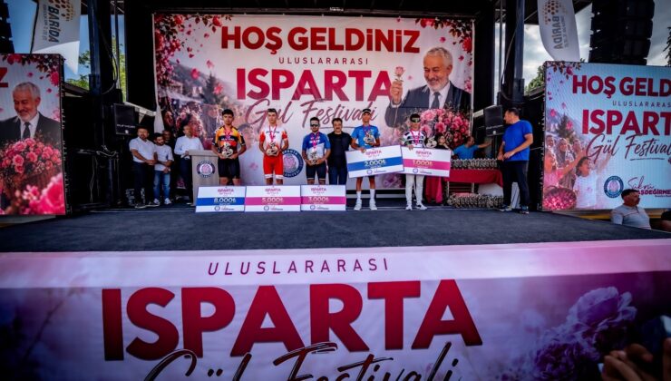 Isparta Uluslararası Gül Festivali Bisiklet Yarışına Kardelen Damgası