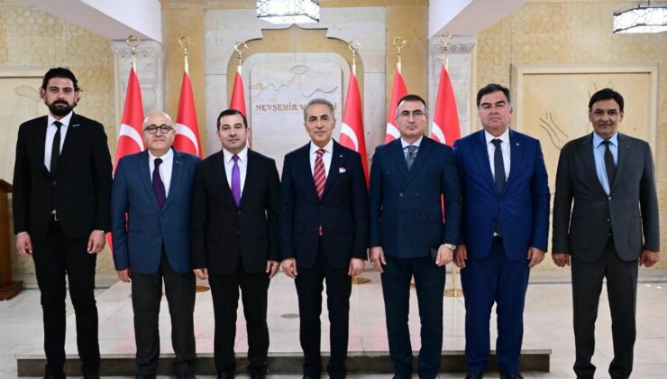 Azerbaycan Heyetinden Vali Hüseyin Kök’e Nezaket Ziyareti