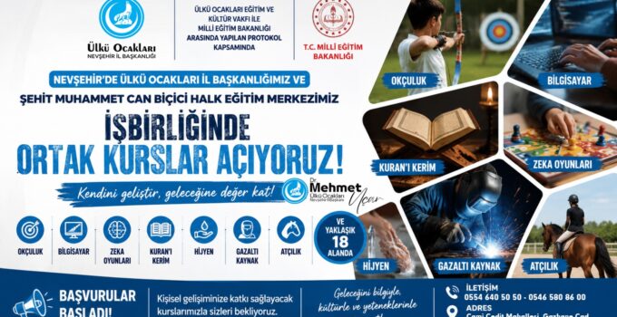 Ülkü Ocakları Yaz Kursları İçin Düğmeye Bastı
