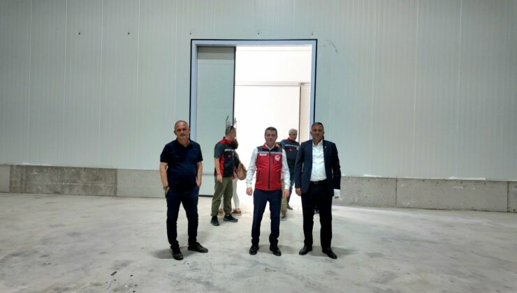 KKYP Kapsamında Tamamlanan Soğuk Hava Deposu Yerinde İncelendi