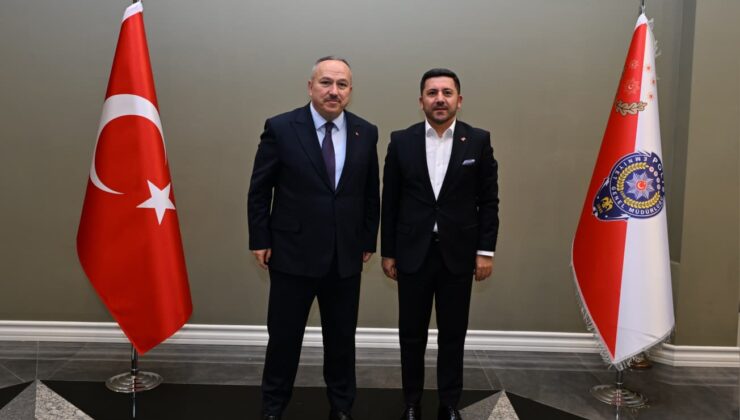 Belediye Başkanı Rasim Arı’dan, Emniyet Genel Müdürü Ali Fidan’a Ziyaret