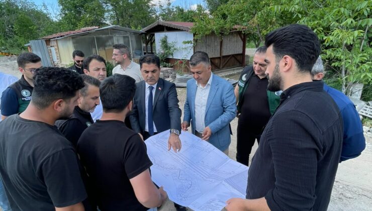 Nar Kasabasında Dere Islah Çalışmalarının İkinci Etabı Yeniden Başladı