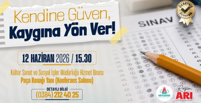 “Sınav Kaygısını Yönetme” Semineri Düzenlenecek