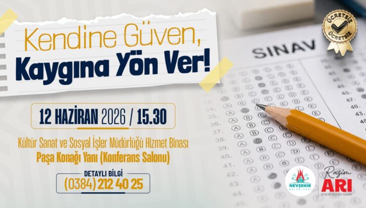 “Sınav Kaygısını Yönetme” Semineri Düzenlenecek