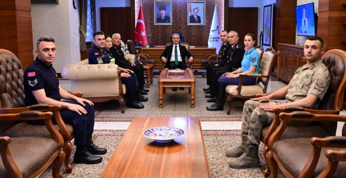 Vali Kök, Jandarma Teşkilatı’nın 187. Yıl Dönümü Heyetini Ağırladı
