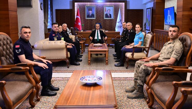Vali Kök, Jandarma Teşkilatı’nın 187. Yıl Dönümü Heyetini Ağırladı