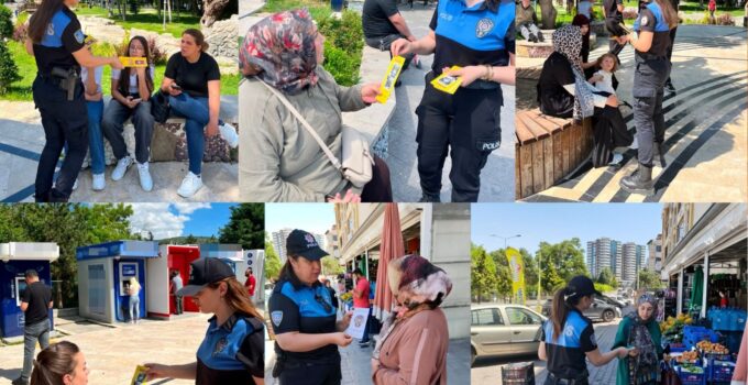 Toplum Destekli Polislerden Vatandaşlara Bilgilendirme Çalışması