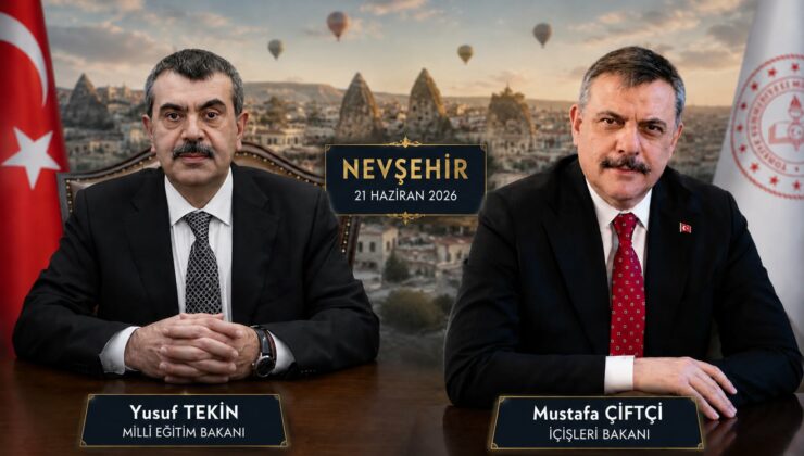 Bakan Çiftçi ve Bakan Tekin Nevşehir’e Geliyor