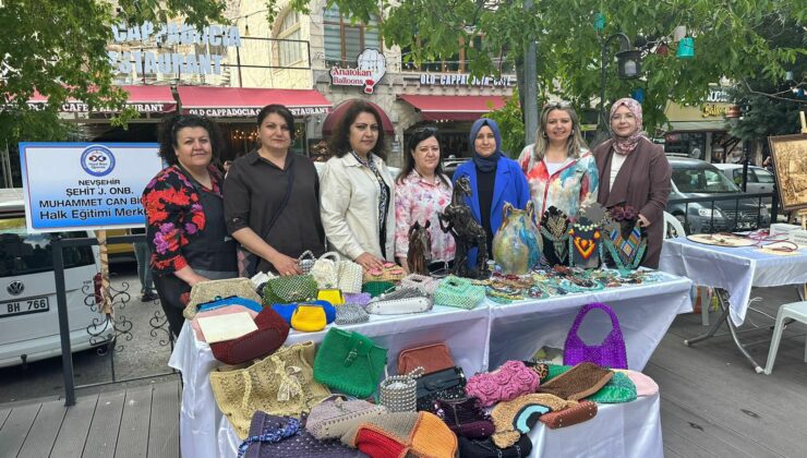 Halk Eğitim Merkezlerimizin El Emeği Ürünleri Göreme’de Sergilendi