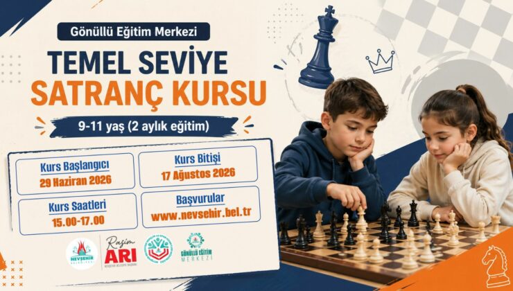 Nevşehir Belediyesi’nden Çocuklara Satranç Müjdesi