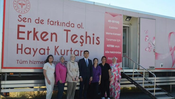 Kanser Tarama Tırı Akpınar Köyü’nde Vatandaşlarla Buluştu