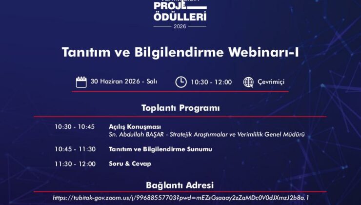 Verimlilik Proje Ödülleri İçin Başvurular Başladı