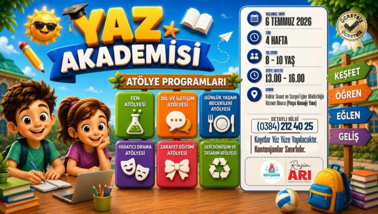 Eğlenerek Öğrenebileceğiniz Yaz Akademisi Atölye Programları Başlıyor
