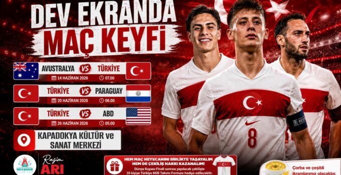 A Milli Futbol Takımı’nın Dünya Kupası Yolculuğu Dev Ekranda
