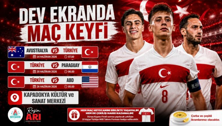 A Milli Futbol Takımı’nın Dünya Kupası Yolculuğu Dev Ekranda