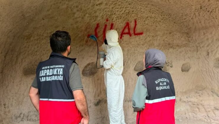 Kapadokya’da Tahribata Karşı Mücadele Sürüyor