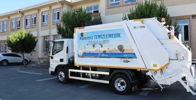 Göreme Belediyesi’ne Yeni Çöp Toplama Aracı Hibe Edildi