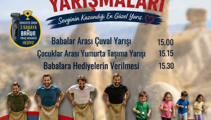 Ürgüp Belediyesi’nden Babalar Günü’ne Özel Yarışma Programı