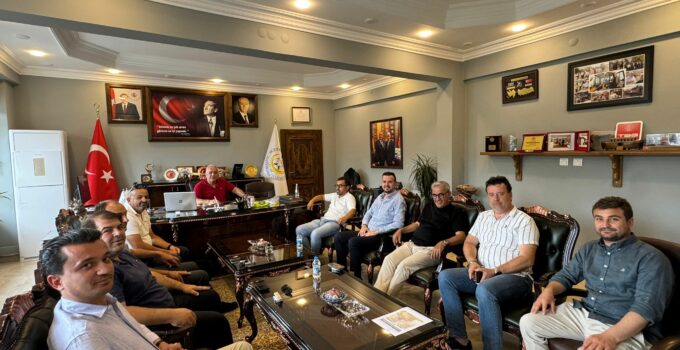 NTSO Başkan Adayı Mustafa ERTAŞ’tan Başkan Ömer EREN’e Ziyaret