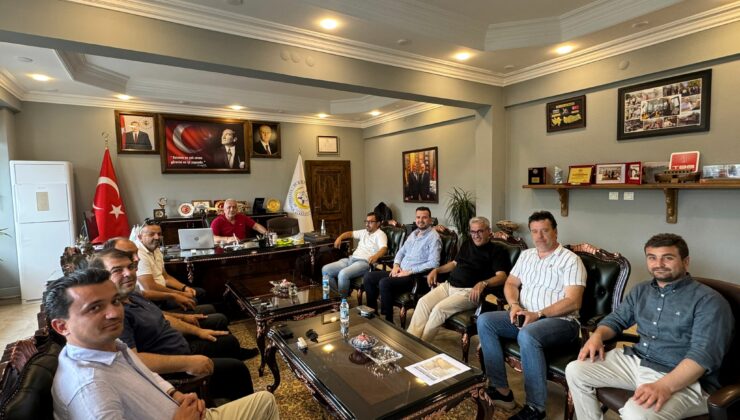 NTSO Başkan Adayı Mustafa ERTAŞ’tan Başkan Ömer EREN’e Ziyaret