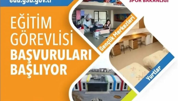 GSB Eğitim Görevlisi Başvuruları 3 Ağustos’ta Başlıyor