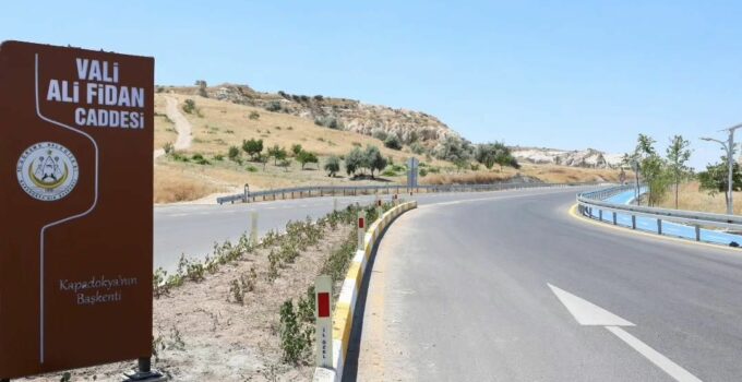 Göreme’de Yeni Caddeye Ali Fidan’ın Adı Verildi