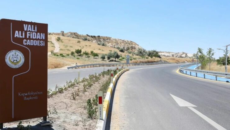 Göreme’de Yeni Caddeye Ali Fidan’ın Adı Verildi
