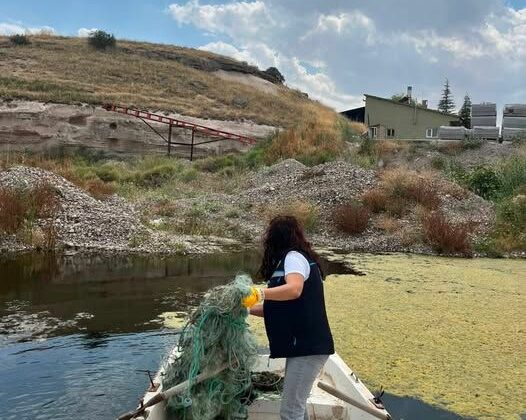Kızılırmak’ta Kaçak Avcılık Denetimi: Sahipsiz Misina Ağı Ele Geçirildi