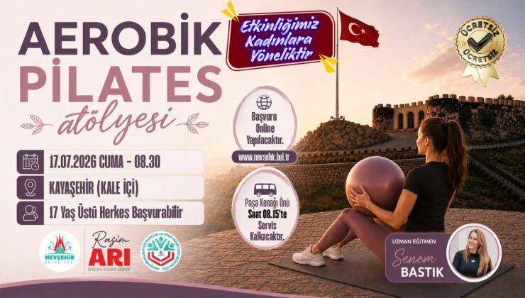 KADINLARA Yönelik ÜCRETSİZ Yoga ve Aerobik Pilates