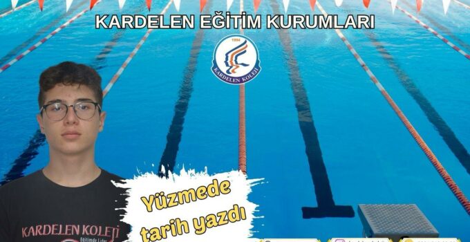 Kardelenli Yüzücü Nevşehir Tarihine Geçti