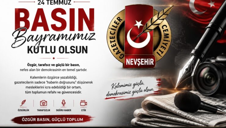 Ekici’den 24 Temmuz Gazeteciler ve Basın Bayramı mesajı
