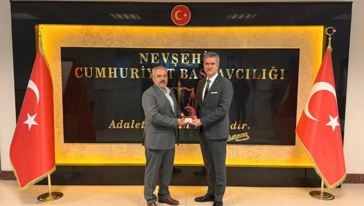 Cumhuriyet Başsavcısı Çalış’a Kızılay Nevşehir’den Hayırlı Olsun Ziyareti