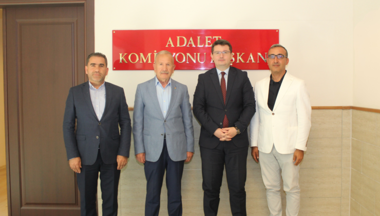 NTB Yönetiminden Adalet Komisyonu Başkanı Tabak’a Nezaket Ziyareti