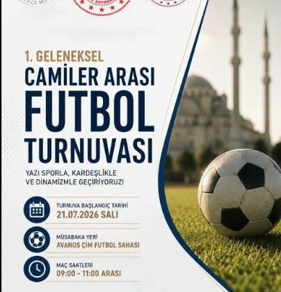 Avanos’ta Camiler Arası Futbol Turnuvası Düzenlenecek