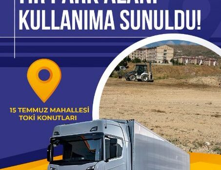 Ürgüp’te TIR Park Alanı Hizmete Açıldı