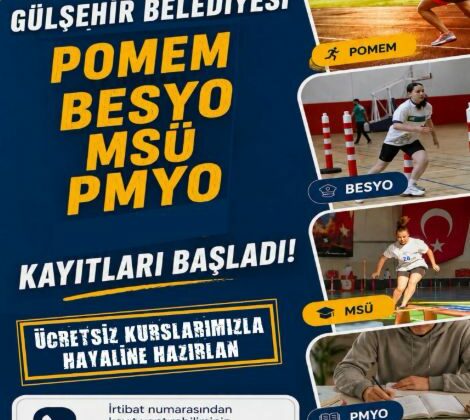 Gülşehir’de Ücretsiz Hazırlık Kursları İçin Kayıtlar Başladı