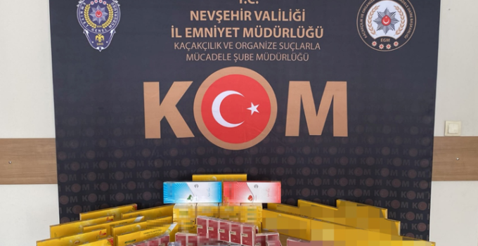 Nevşehir’de Kaçak Tütün Operasyonu: 2 Tonu Aşkın Tütün Ele Geçirildi