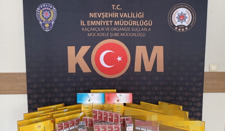 Nevşehir’de Kaçak Tütün Operasyonu: 2 Tonu Aşkın Tütün Ele Geçirildi
